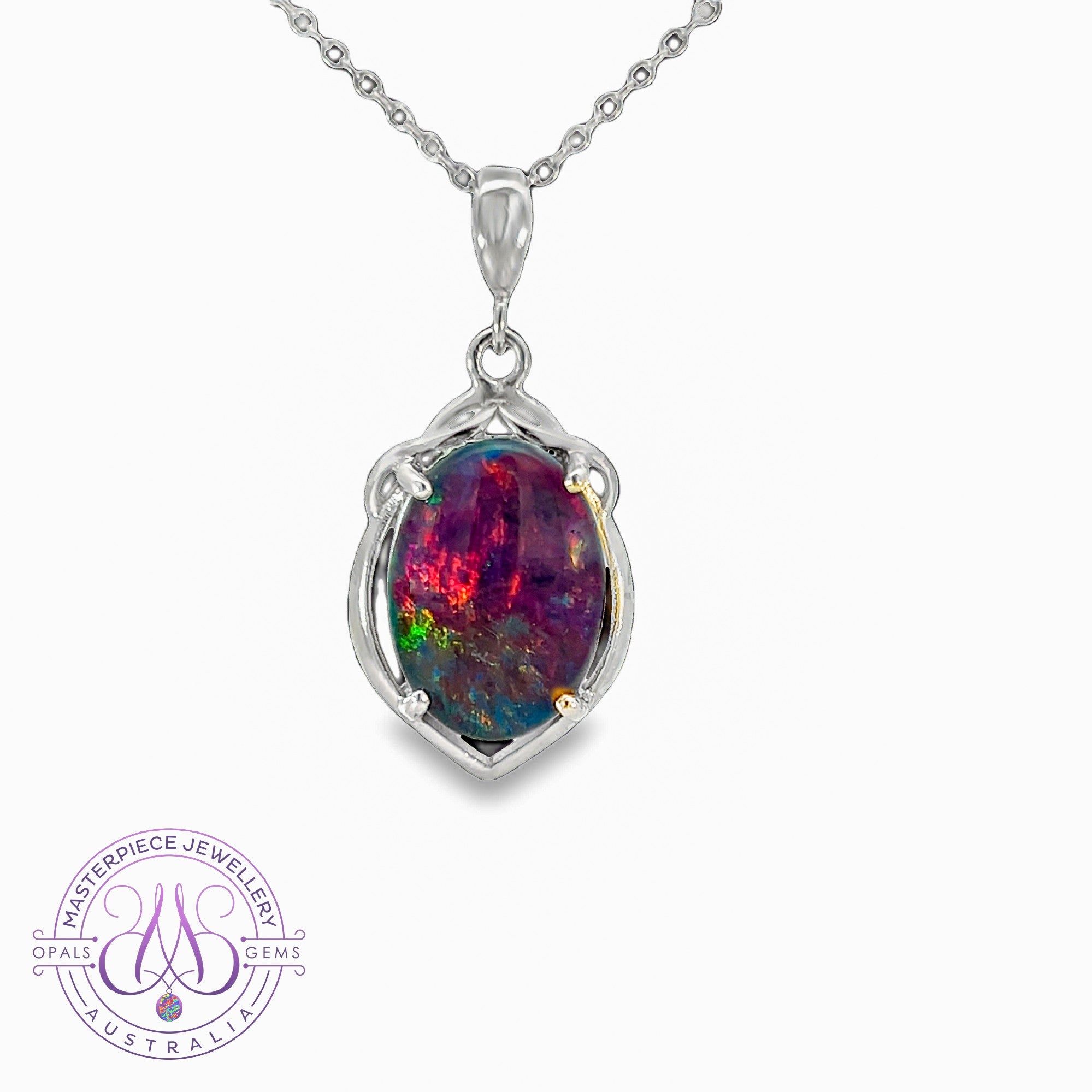 Sterling Silver Opal pendant