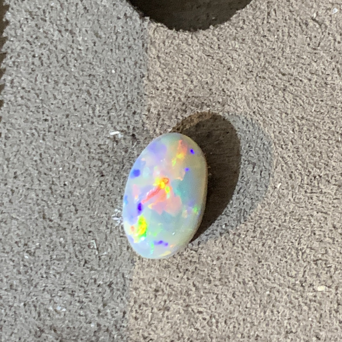 Loose Black Opal 1.38ct Red and Blue