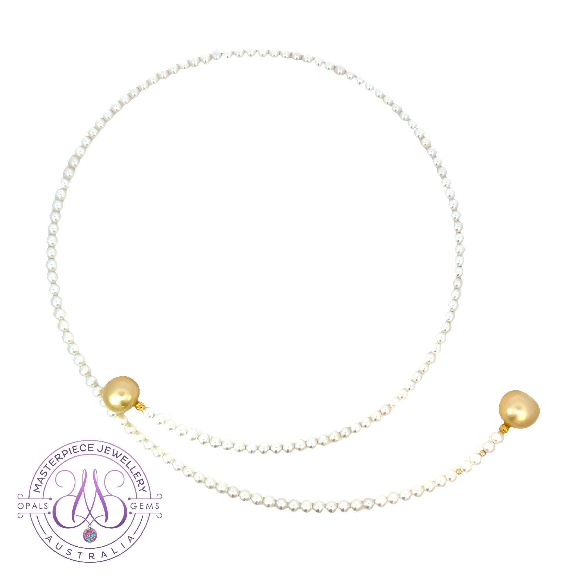 South Sea Gold pearls and freshwater pearls