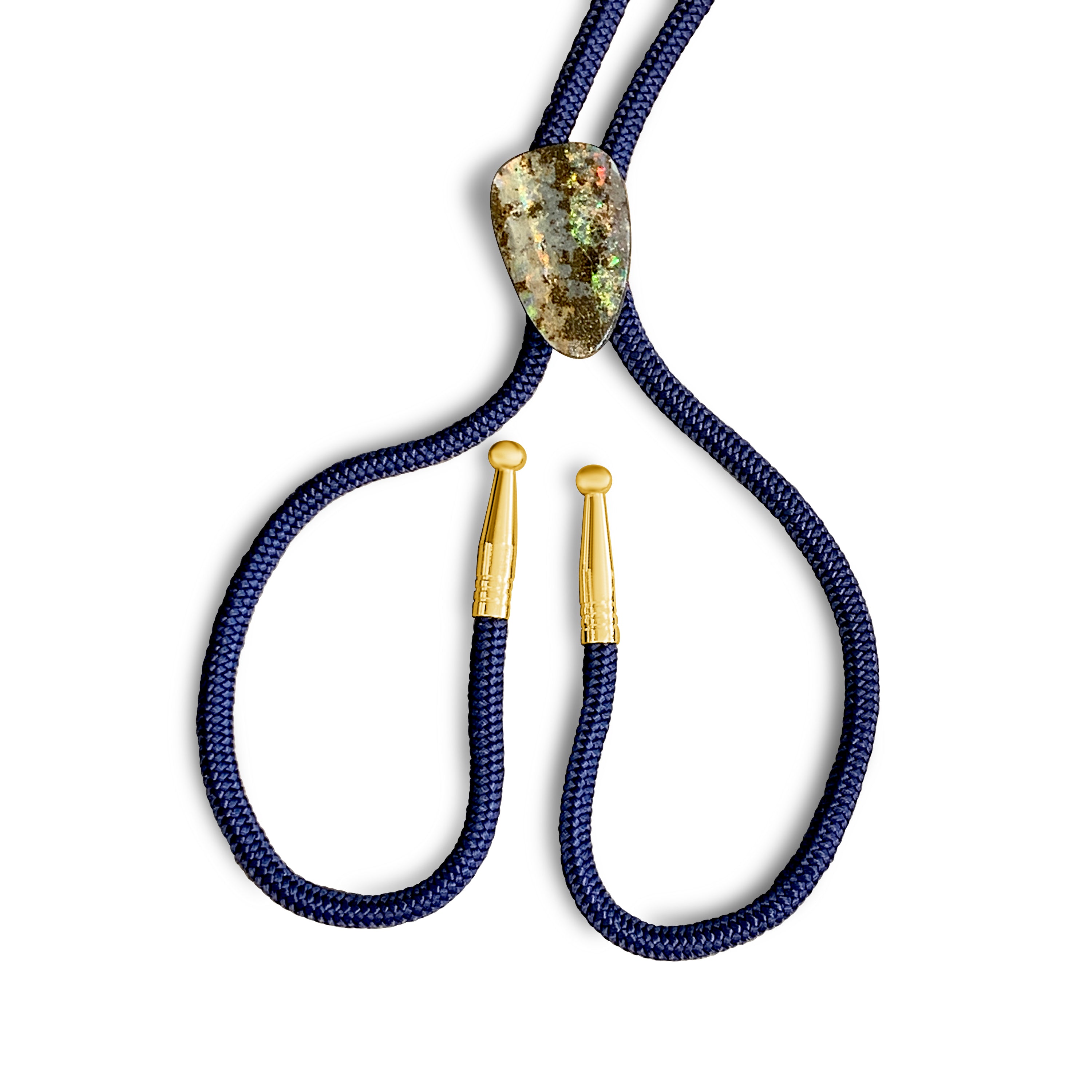 Bolo Boulder Opal and Silver tie - Masterpiece Jewellery Opal & Gems Sydney Australia | Online Shop