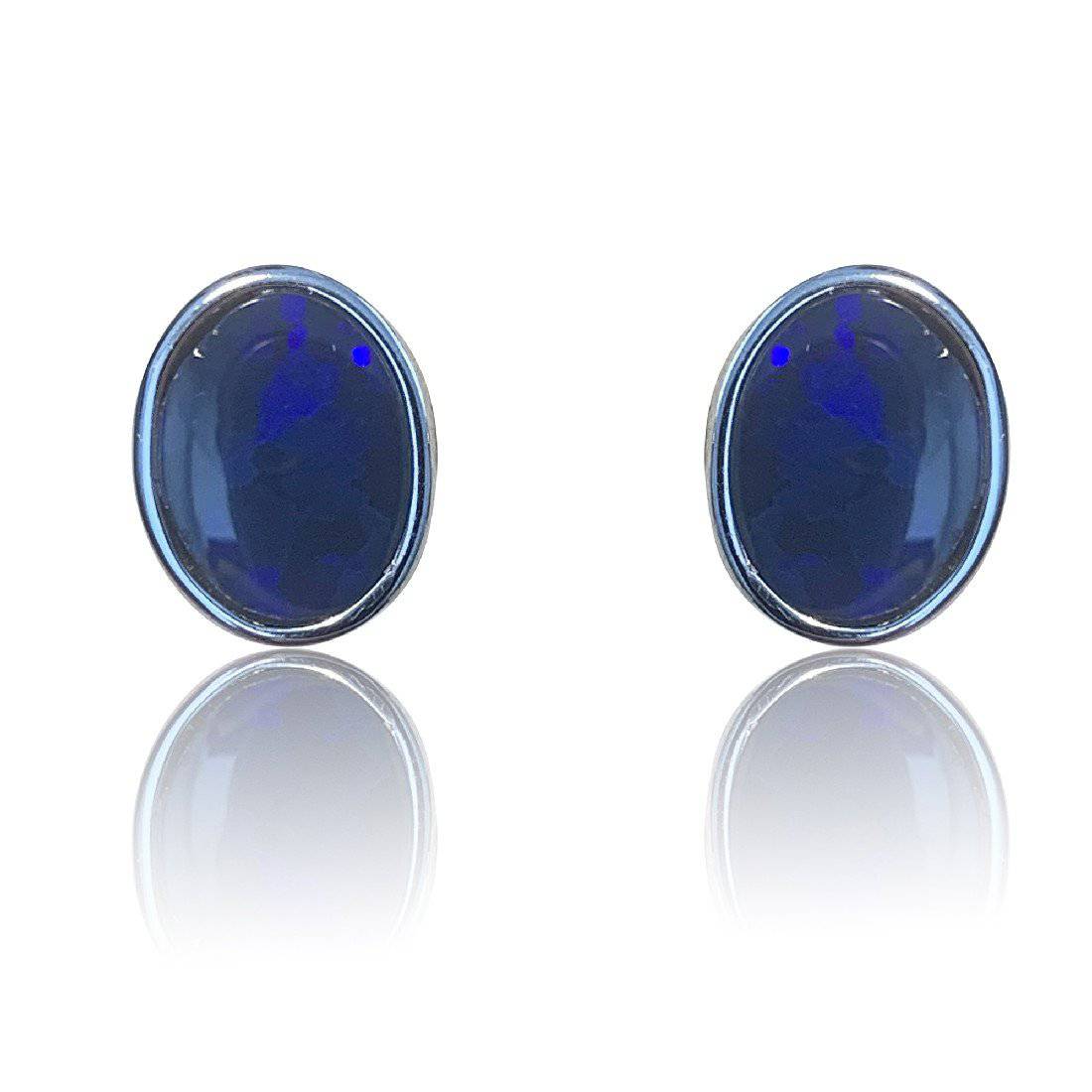 Sterling Silver Opal earrings - Masterpiece Jewellery Opal & Gems Sydney Australia | Online Shop