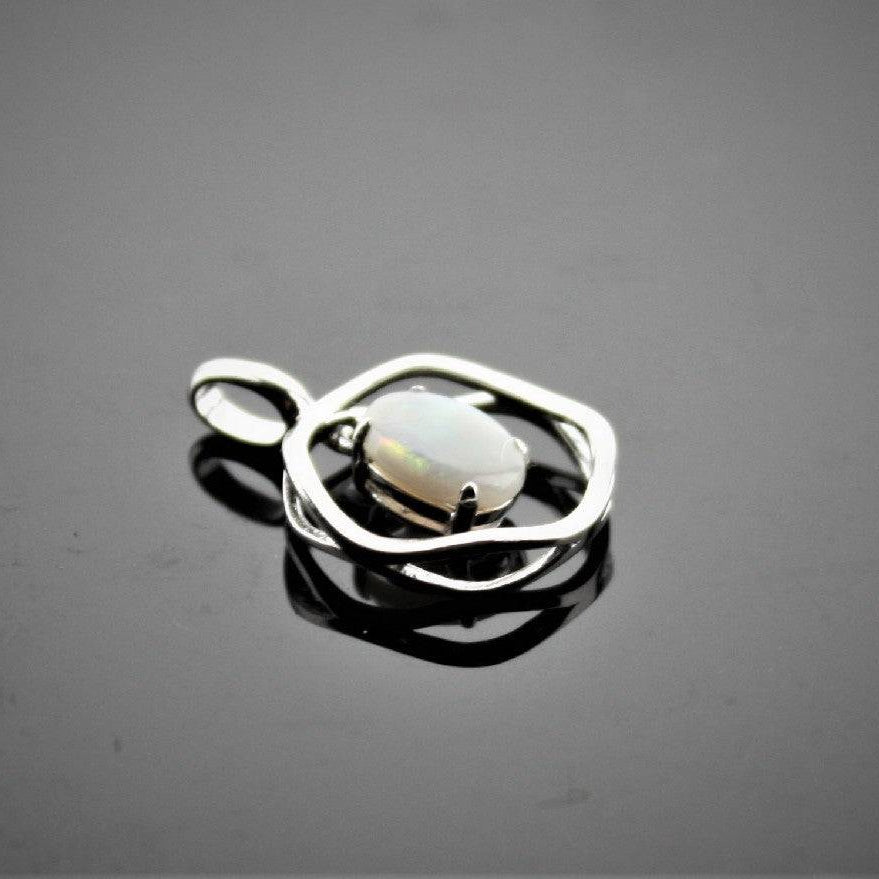 Sterling Silver Opal pendant - Masterpiece Jewellery Opal & Gems Sydney Australia | Online Shop