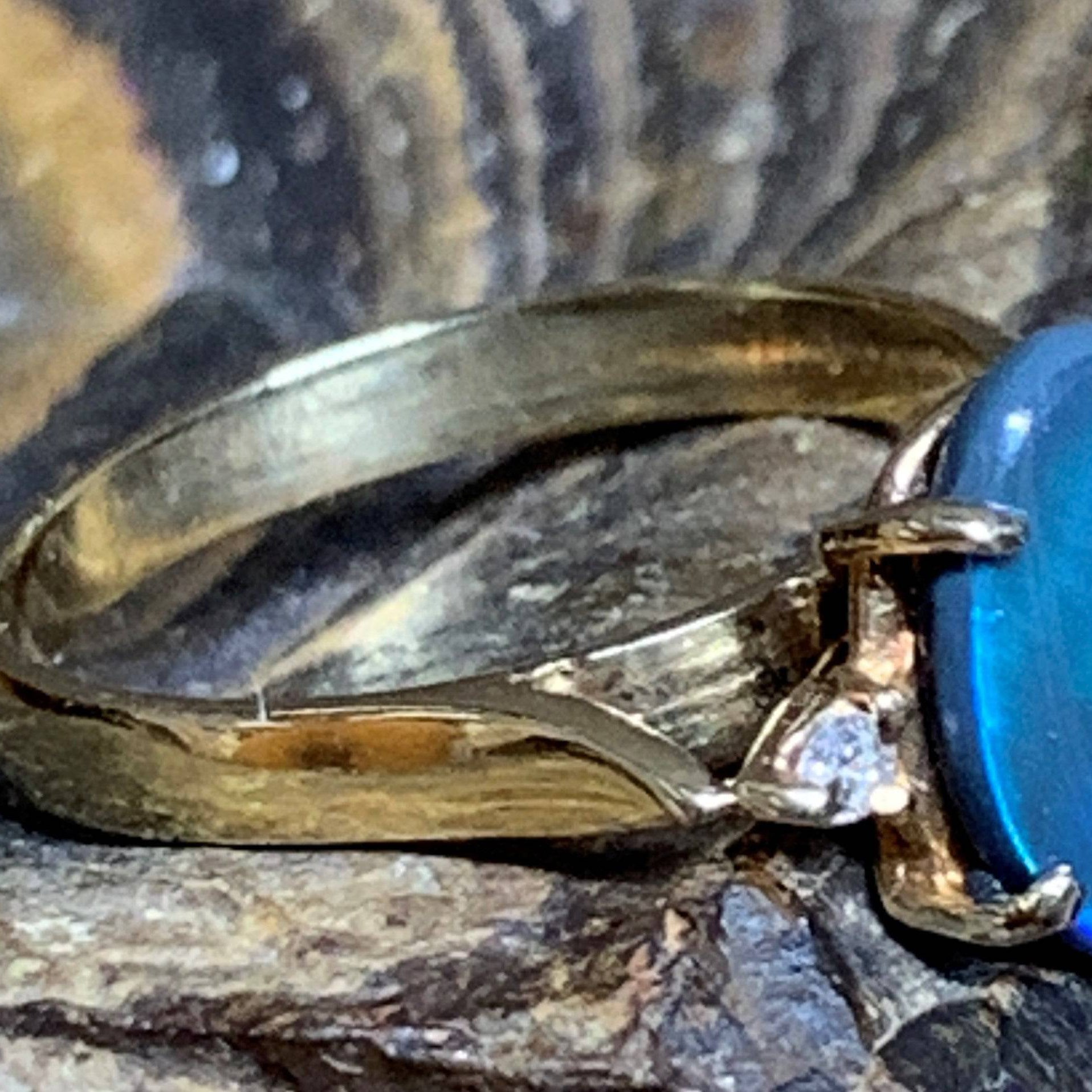 14kt Yellow Gold Black Opal and Diamond ring - Masterpiece Jewellery Opal & Gems Sydney Australia | Online Shop