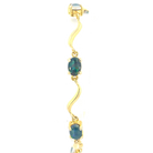 Silver Wave Opal Bracelet - Blue & Black 7x5mm Triplet - Sterling Silver for Women - Ladies Bracelet - Jewelry - Masterpiece Jewellery Opal & Gems Sydney Australia | Online Shop