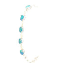 Opal Bracelet - Sterling Silver Bracelet for Women. Ladies Bracelets with 7x5mm Blue or Black Opal Triplets, Perfect Womens Bracelet and Silver Jewellery for Women. - Masterpiece Jewellery Opal & Gems Sydney Australia | Online Shop