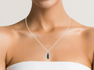 Sterling Silver Opal doublet 23x6mm pendant - Masterpiece Jewellery Opal & Gems Sydney Australia | Online Shop