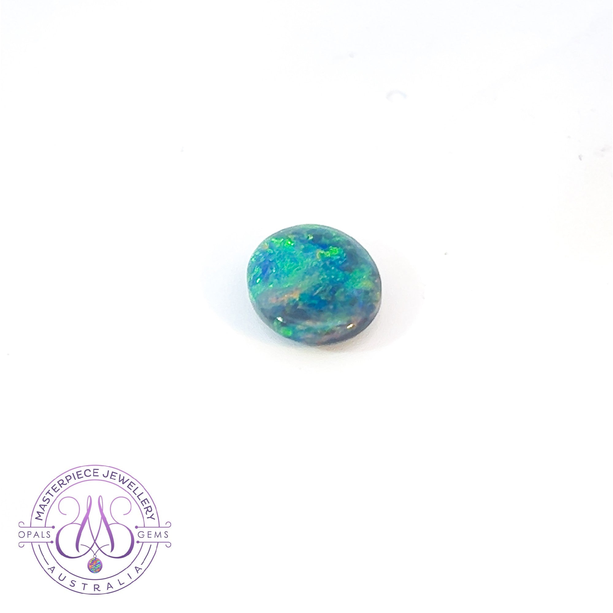 Black Opal 2.17ct Oval round