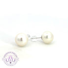 18kt White Gold South Sea 11-12mm Pearl studs White