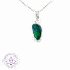 Sterling Silver Yellow Green Blue pendant