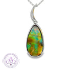 Silver Boulder Opal 9.4ct pearshape pendant