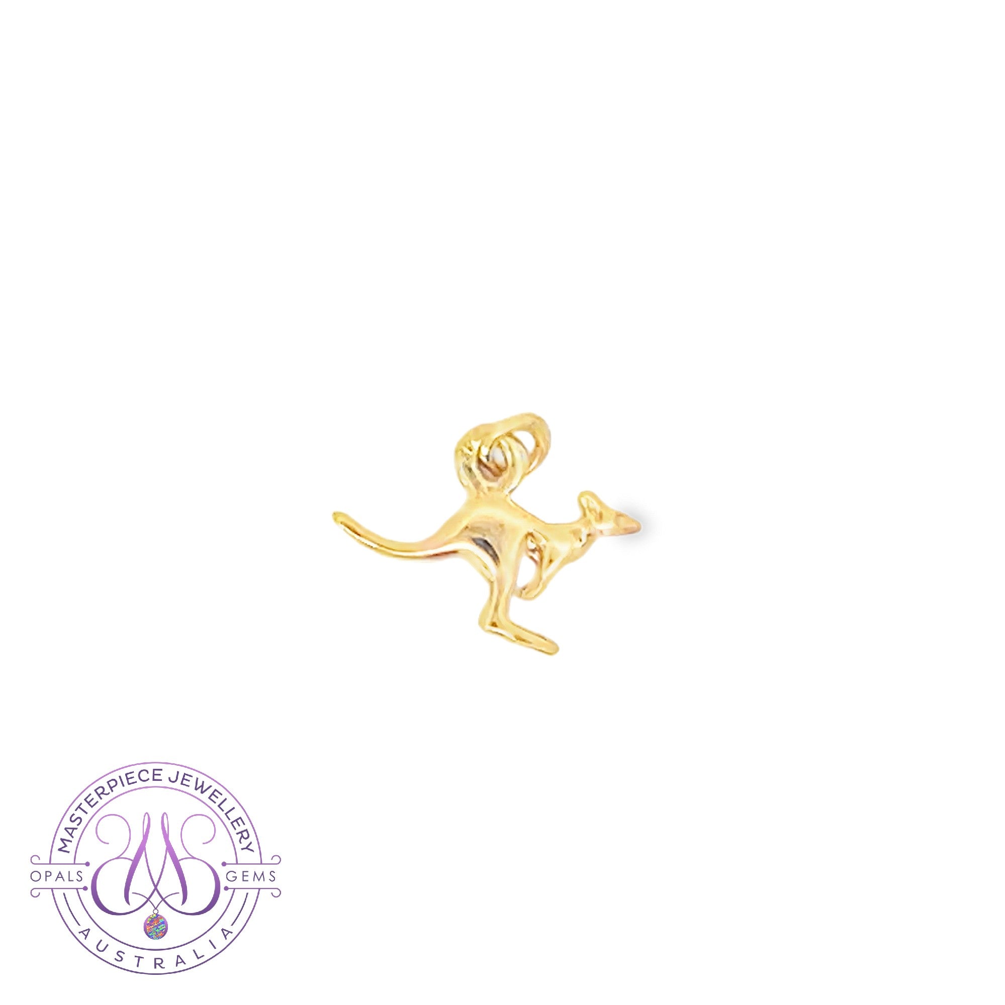 9kt Kangaroo charm