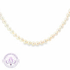 Akoya 6.5-7mm 61 Pearl neckalce classic with silver clasp 
