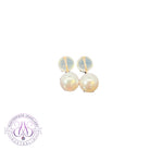 18kt Yellow Gold 6-6.5mm Akoya Pearl studs