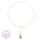 South Sea Golden 13.5mm Pearl necklace 