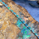 Sterling Silver Opal 5x3mm triplet tennis bracelet - Masterpiece Jewellery Opal & Gems Sydney Australia | Online Shop