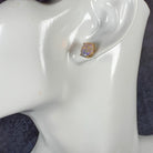 9kt Rose Gold studs 10x8mm Crystal Opals - Masterpiece Jewellery Opal & Gems Sydney Australia | Online Shop