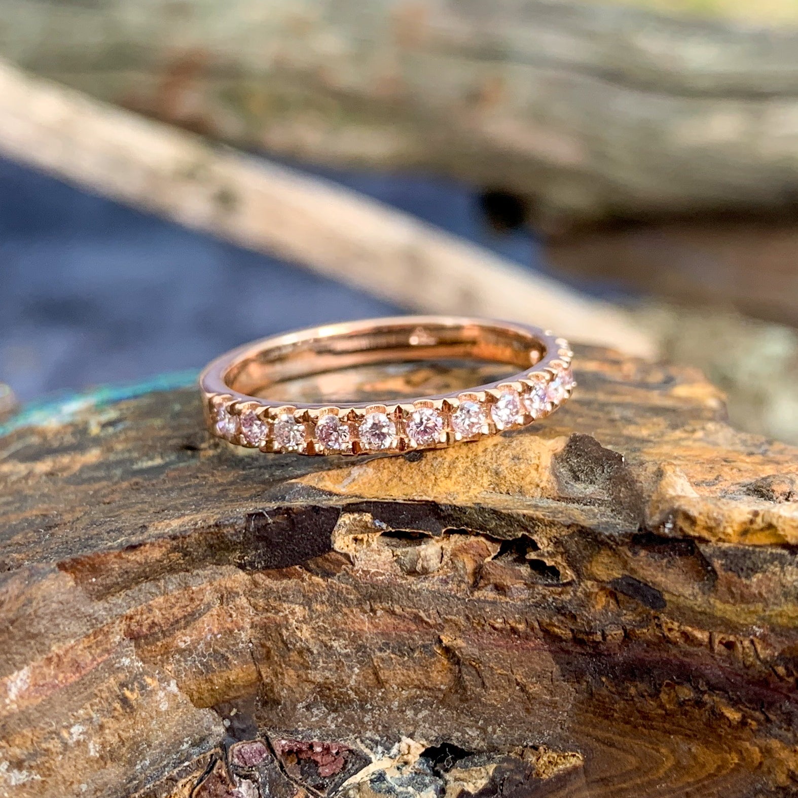 Argyle pink and white diamond ring - Thomas Meihofer Jewellery Design