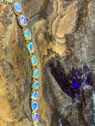14kt Yellow Gold Opal bracelet - Masterpiece Jewellery Opal & Gems Sydney Australia | Online Shop