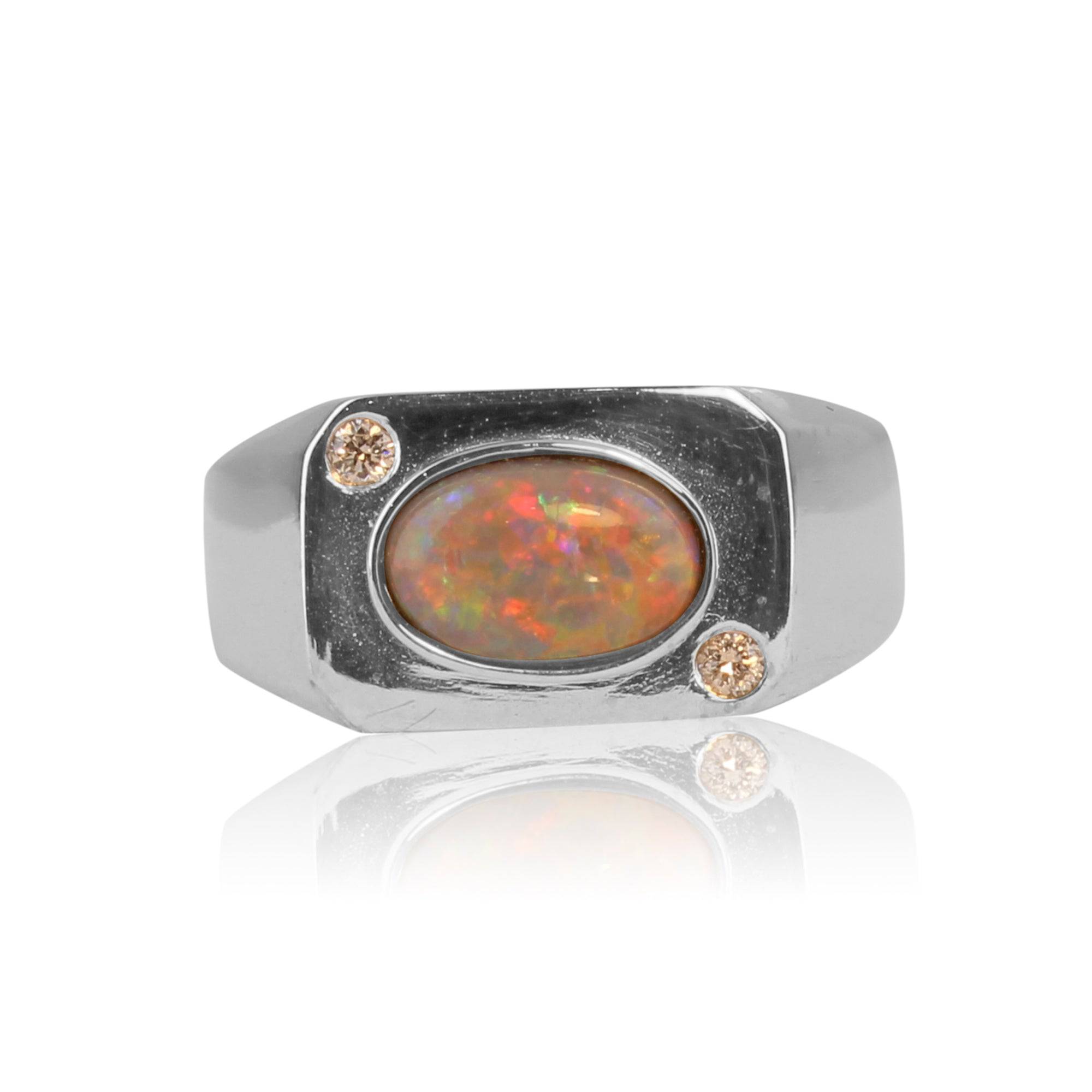 Angol Sterling Silver Opal Rings for Women Girls India | Ubuy
