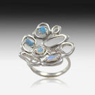 Silver Opal ring - Masterpiece Jewellery Opal & Gems Sydney Australia | Online Shop