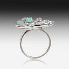 Silver Opal ring - Masterpiece Jewellery Opal & Gems Sydney Australia | Online Shop